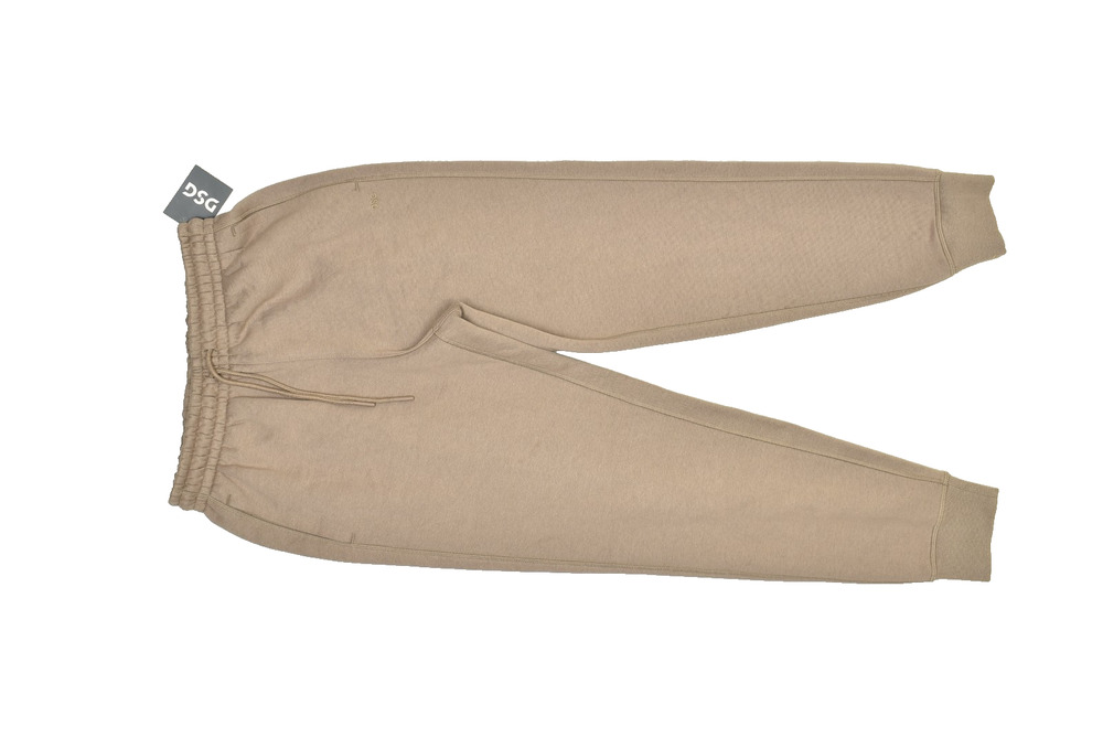 NEW DSG Men's Classic Fleece Jogger Warm Almond Sweatpants Size Small S